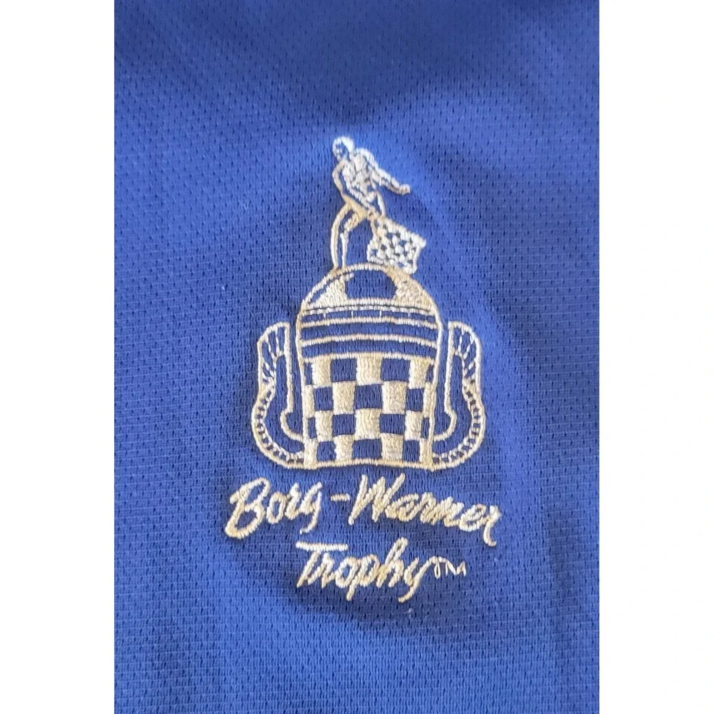 Nike Golf Performance Dri Fit Mens Large Borg Warner Cup Embroidered Polo Shirt